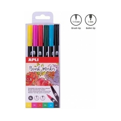 Apli Brush Duo sada fixiek 6 ks