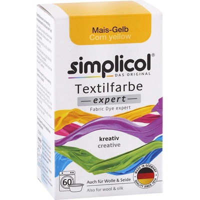 Simplicol farba na textil kukuričná žltá 150 g
