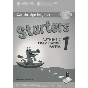 Cambridge English Starters 1 for Revised Exam from 2018 Answer Booklet (ISBN: 9781316635933)