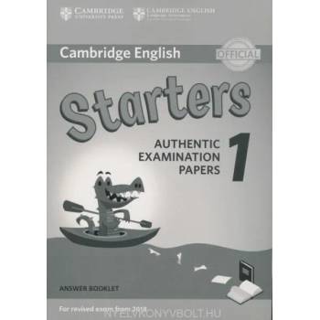 Cambridge English Starters 1 for Revised Exam from 2018 Answer Booklet