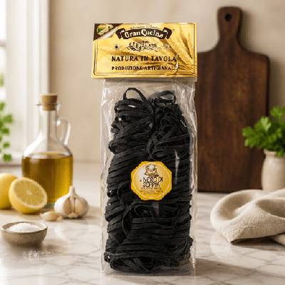 Gran Cucina Tagliatelle al Nero di Seppia tagliatelle s atramentom zo sépie 250 g