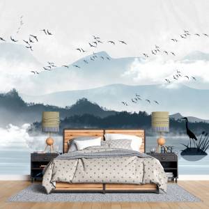 Art Gift Decor Фототапет Планини в мъгла 2