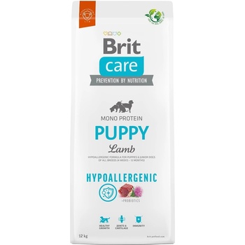 Brit BRIT Care Hypoallergenic Puppy Lamb Храна за кучета, суха, хипоалергенна, за малки на възраст, с агнешко, 12 kg