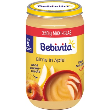 Bebivita Био пюре Bebivita - С ябълки и круши, 250 g (12812-01)