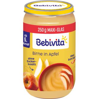Bebivita Био пюре Bebivita - С ябълки и круши, 250 g (12812-01)