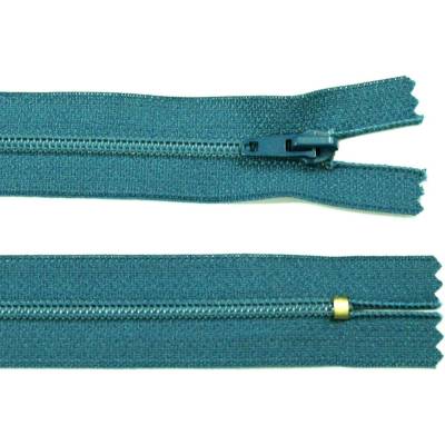 Spirálový zip no.3 nerozepínací 30cm - více barev color: 611 petrolejová modrá
