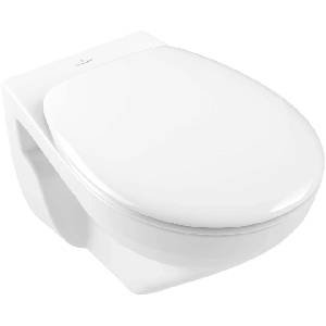 Villeroy & Boch O. novo - Висяща тоалетна, DirectFlush, CeramicPlus, алпийско бяло 7682R0R1 (7682R0R1)