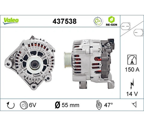 generátor VALEO 437538