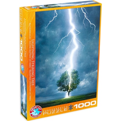 EUROGRAPHICS Пъзел Eurographics от 1000 части - Светкавица поразява дърво (EG60004570)