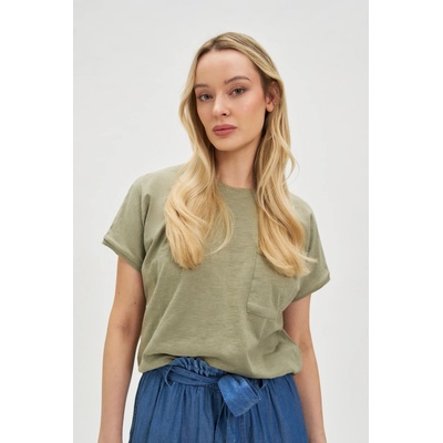 Moodo Дамски топ с джоб Moodo - маслинен Moodo | Zelen | ЖЕНИ | XS