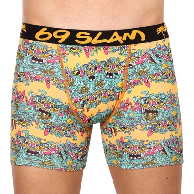 69SLAM pánské boxerky fit island of paradise dylan (MBYISP-PO)