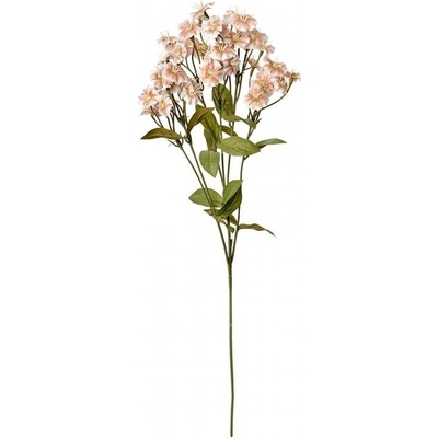 Dekorácia lososová umelá kvetina hvozdík - 8*8*63 cm - Clayre & Eef