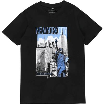 Mister Tee Тениска 'New York City' черно, размер 158-164