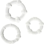 Leg Avenue Stay Hard - Three Rings Transparent