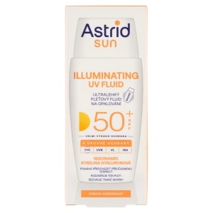 Astrid SUN ултра лек флуид за лице 40 мл SPF50+