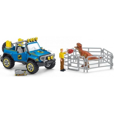 Schleich Terénní auto s vnějším výběhem pro dinosaura