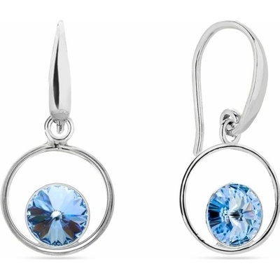 Spark modré se Swarovski Elements Fame KWOM1122SS29LS Light Sapphire