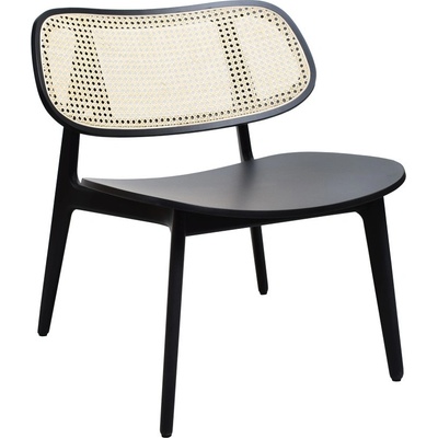 FormWood Rabbit s výpletem černé dřevěné