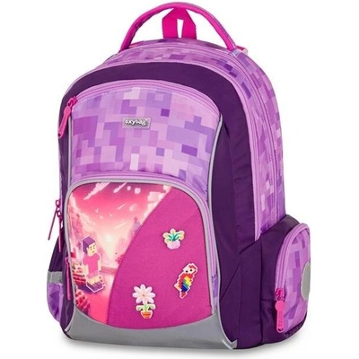 Oxybag Školní batoh OXY GO Playworld Girl Pixel