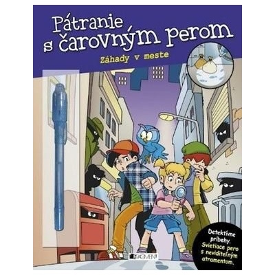 Pátranie s čarovným perom – Záhady v meste - Kniha + doplněk SK