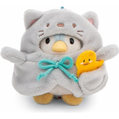 NICI MyMochi Tučňák Waddle v kostýmu kočičky a kačičkou set dárkové balení 8 cm