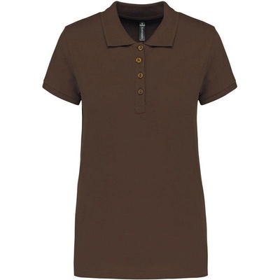 Kariban K255 Dámske piqué polo hnedá Chocolate