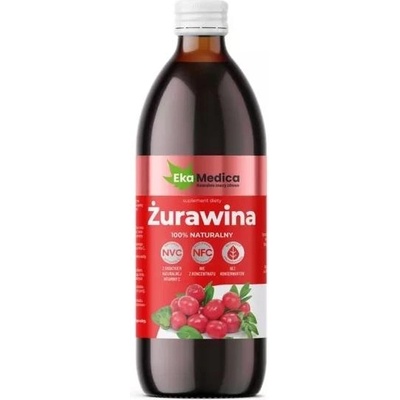 EkaMedica Сок от червена боровинка с каму-каму и натурален витамин С, 500 ml, EkaMedica (522621 EK)