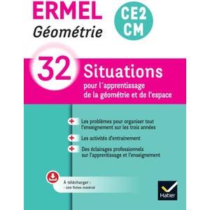 ERMEL Géométrie CE2/CM - Éd. 2024 - Guide + ressources photocopiables (2024)
