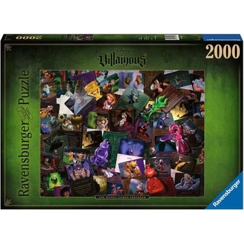 Ravensburger Пъзел Ravensburger от 2000 части - Злодеите на Дисни (16506)