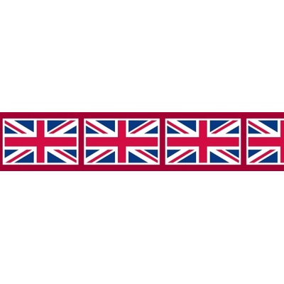 Red Dingo Vodítko Union jack flag