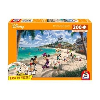 Schmidt Spiele Thomas Kinkade Studios: Disney - Mickey & Minnie in Florida (200 Pieces)