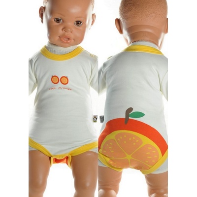 Detské kojenecké body pomaranč