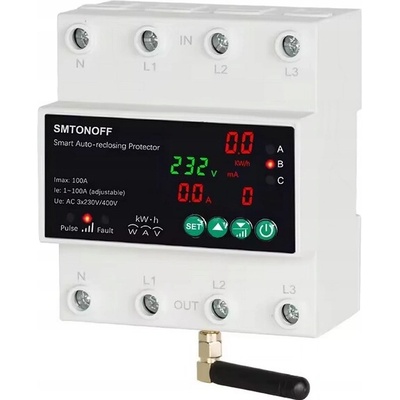 Třífázový elektroměr pcblab.io 80A s WiFi