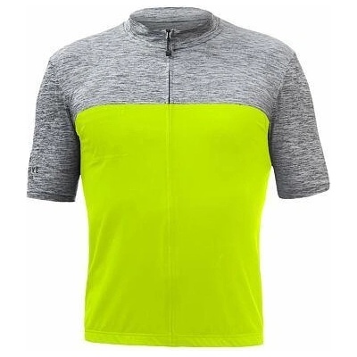 Sensor MOTION pánský kr.rukáv celozip neon yellow/šedá
