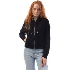 DKNY Суичър DKNY Mini Stud Logo Full Zip Hoody - Black