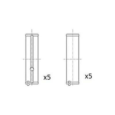 Miska ložiska kľukového hriadeľa FAI AutoParts BM1130-STD