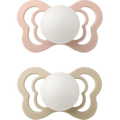Bibs Couture ortodontický přírodní kaučuk 2ks Blush noční + Vanilla noční 1800319