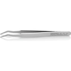 KNIPEX Прецизна пинсета smd 120мм с извити краища knipex 60200 (92 01 02)