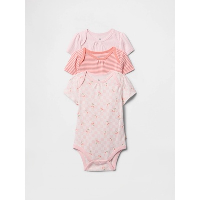 GAP Baby body 3ks Růžová