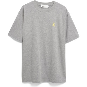 Armedangels Мъжка тениска ARMEDANGELS Maarkos Detox T-shirt - Silver Melange - размер XL (216-8458-0214)