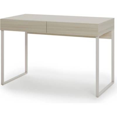 Sconto Písací stôl CHARLIE 2 piesková/dub barista 78 x 120 x 60