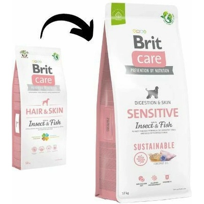 Brit Care Grain-Free Adult Hair & Skin Insect & Fish 12 kg