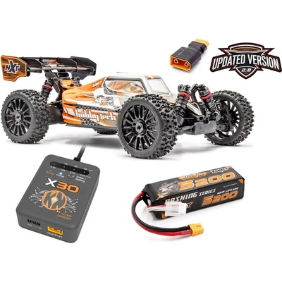 Spirit NXT EVO RR 2.0 Brushless buggy - oranžová (vr. LiPo a nabíjače)