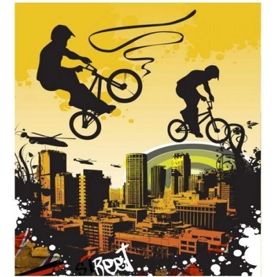 DIMEX ART Флизелинов фототапет колоездачи 225 x 250 см