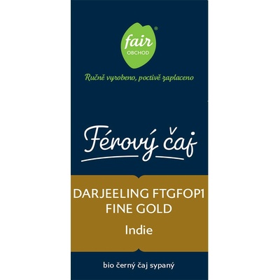 Fairobchod Bio černý čaj Darjeeling FTGFOP1 Fine Gold sypaný 60 g