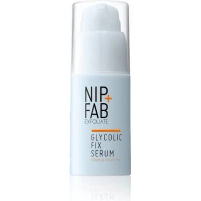 Nip + Fab Exfoliate Glycolic Fix Serum нощен серум за подобряване на текстурата на кожата 30 ml за жени