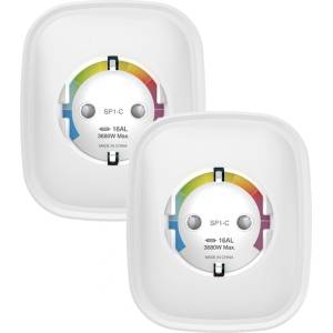 Gosund Смарт контакт Gosund SP1-HE WiFi 16A HomeKit, 2 броя (SP1-HE-2)