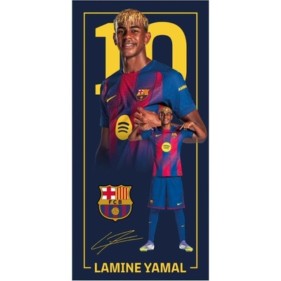 Phi International osuška z mikrovlákna FC Barcelona Lamine Yamal 2026 70 x 140 cm