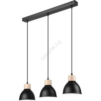 Image 1 of LAMKUR Пендел NICO 3xE27/60W/230V черен (LA42138)