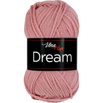 Vlna-hep Dream - australská merino vlna Dream: 6414 starorůžová
